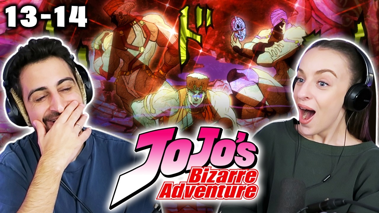 THE PILLAR MEN AWAKEN!! *JOJO'S BIZARRE ADVENTURES* Episodes 13 & 14 REACTIONS!