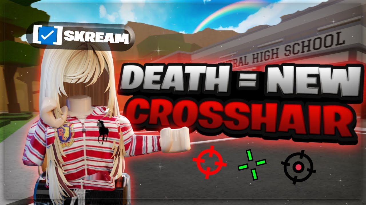 Raiding BUT Everytime I die I Change Crosshairs In DA HOOD! (these give u lock?!)