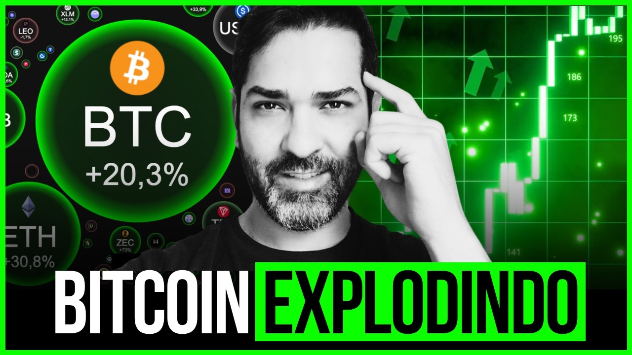 🚨 CHEGOU A HORA DE COMPRAR MUITO? (BITCOIN DECOLOU)