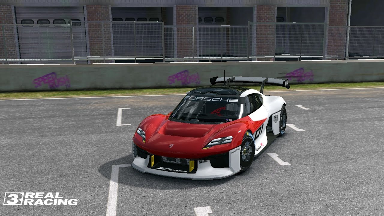 Porsche Mission R Electric car Racing At Silver Stone Circuit #porche #realracing3 