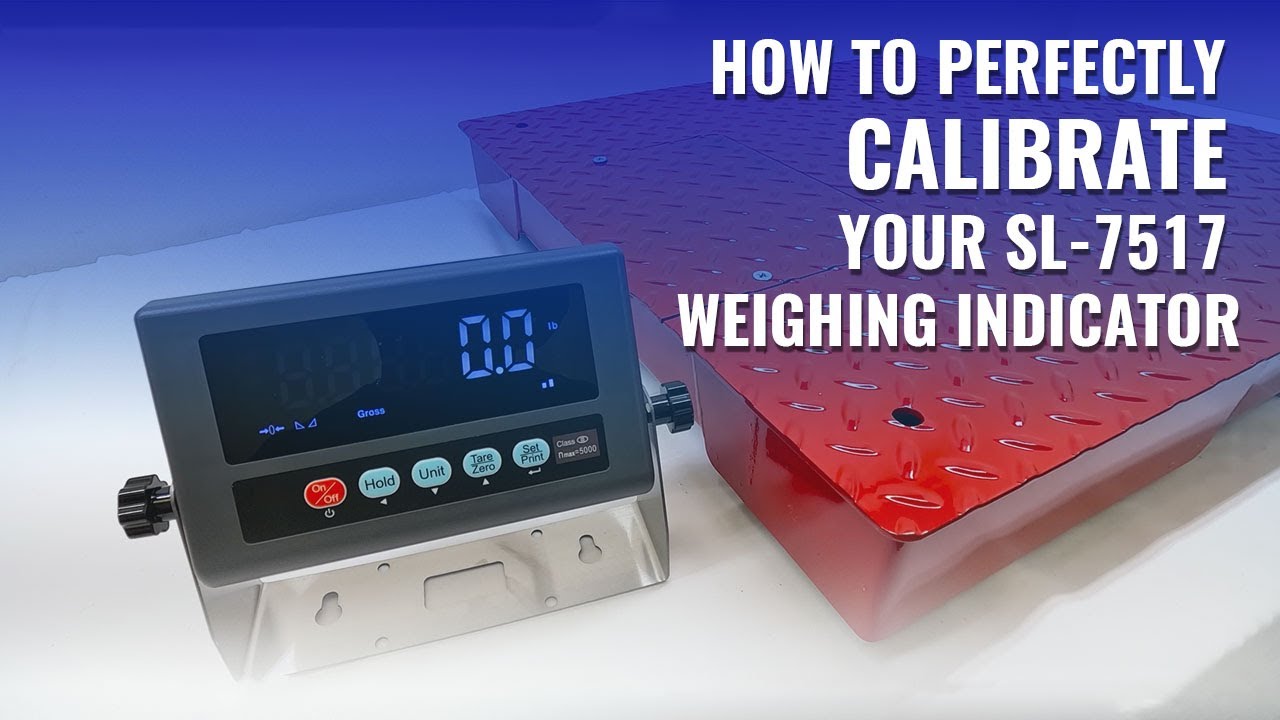 SL-7517 Weighing Indicator Calibration Guide | SellEton Scales