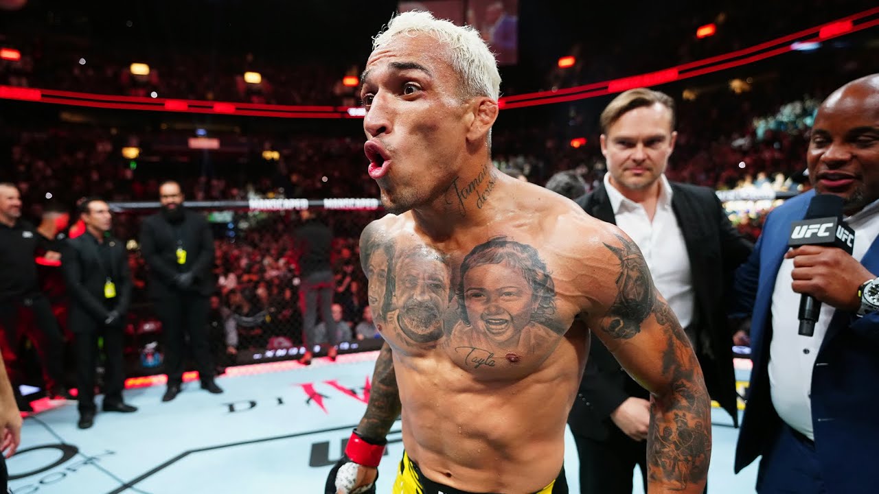 Интервью Чарльза Оливейры в октагоне | UFC 289