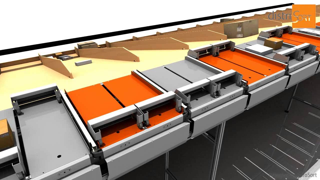 Distrisort integrates patented Twin Push tray
