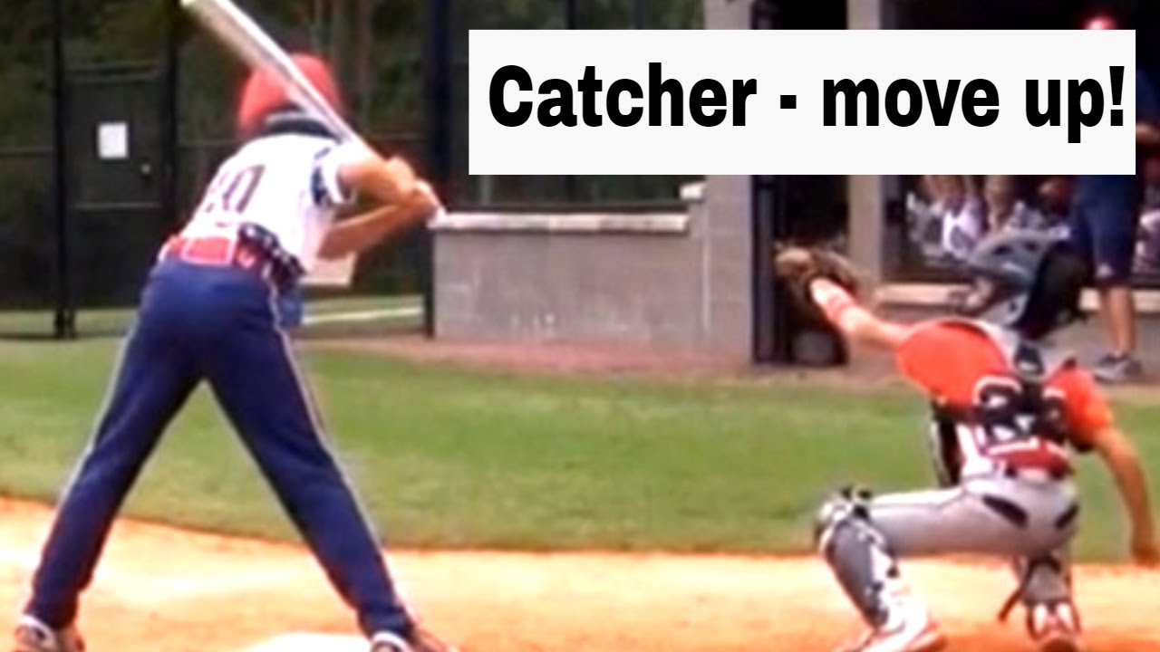 Avoid catcher injuries AND have them close enough to the batter.