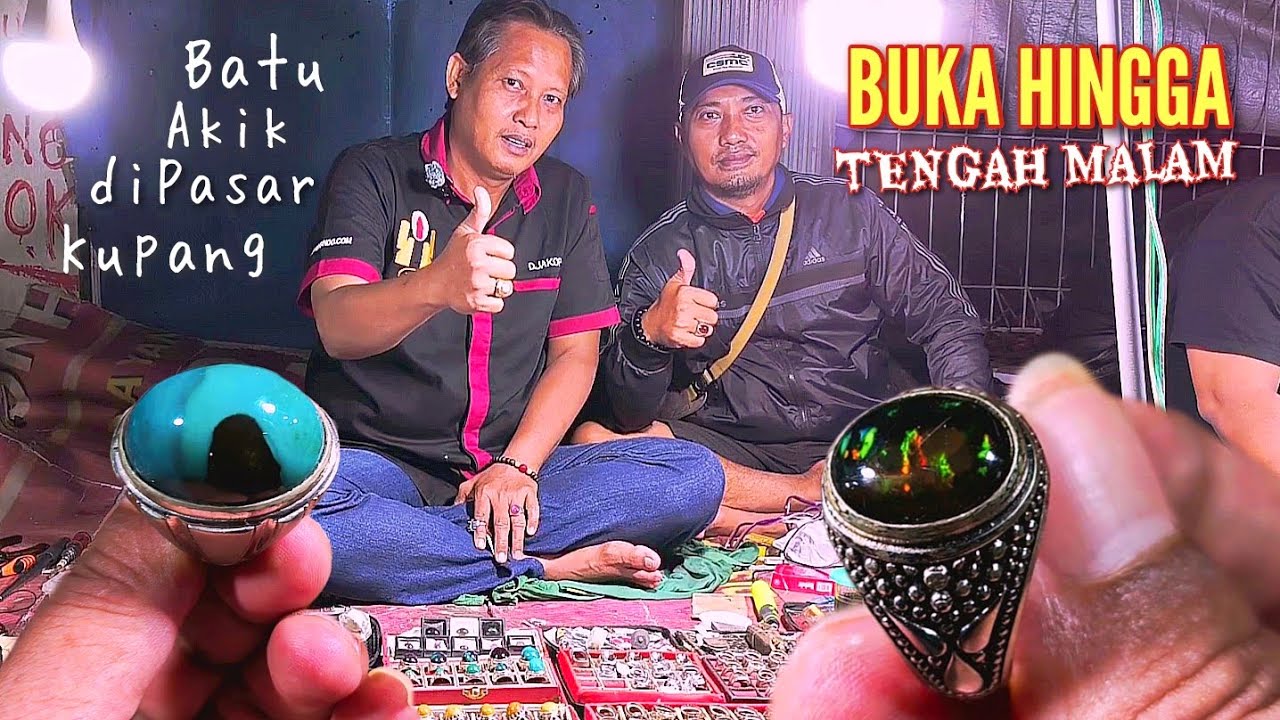 BUKA HINGGA TENGAH MALAM ❗ Batu Akik Murah Meriah Dipasar Kupang Surabaya #batuakik #4newsgoo