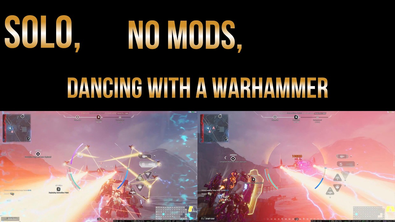 Solo, no mods, Dancing with a Warhammer - Hurricane- Covert Ops #85 - Mecha BREAK S3