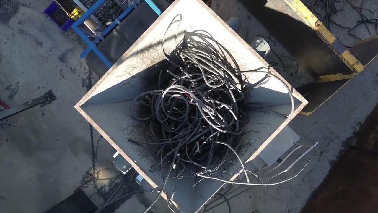 ISVE shredding line for electrical cables