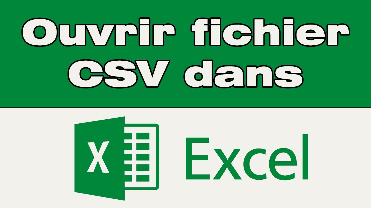 Comment convertir un fichier CSV en Excel