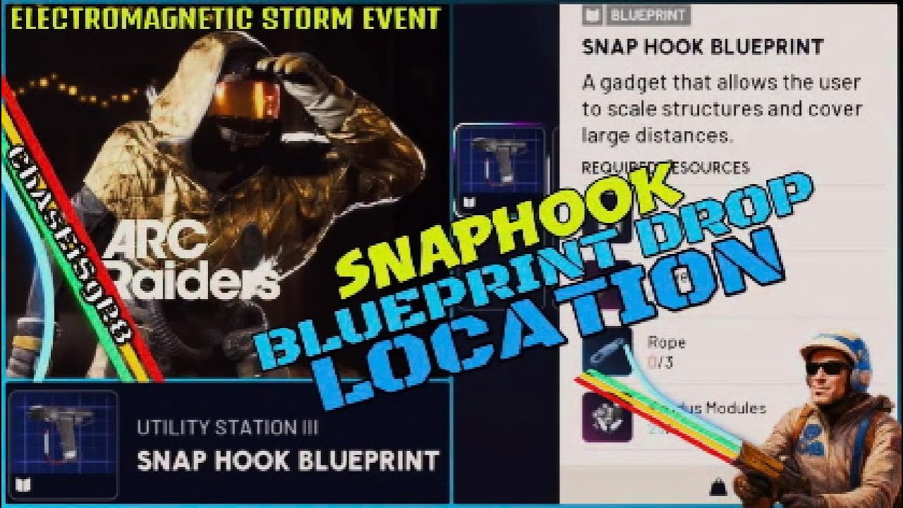 ARC Raiders 🐓 Snaphook Blueprint Drop Location