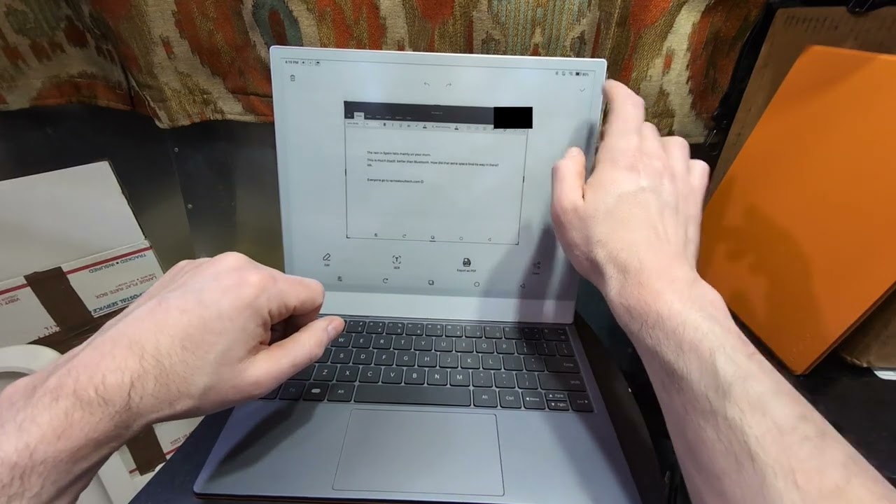 Boox Note Max Keyboard Case