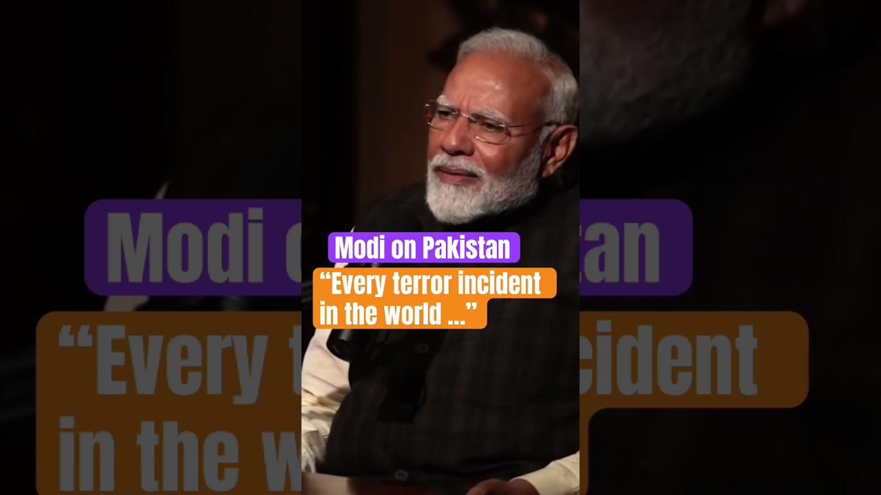 Modi on Pakistan in Lex Friedman podcast #Modi #India #pakistan