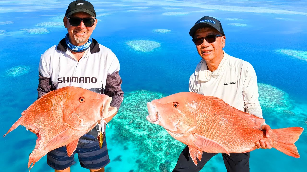 Exploring Tropical Reefs For Red Emperor (Slow Pitch Jigging Techniques)
