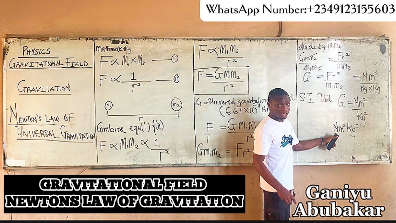 Gravitational Field | Physics Class | Definition, Derivation | Universal Gravitational constant.