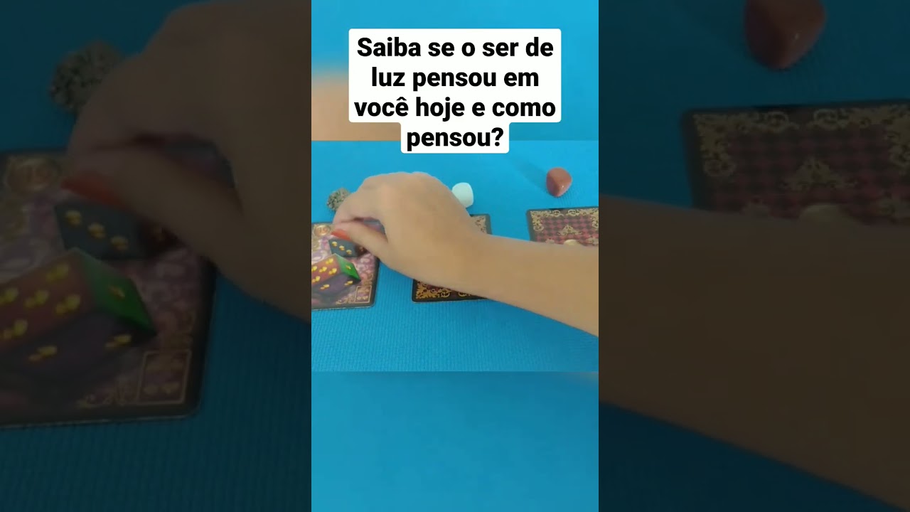 #pensouemmimhoje #cristarot #conselhosdotarotluz #aconselhamentodotarot #baralhocigano #tarot