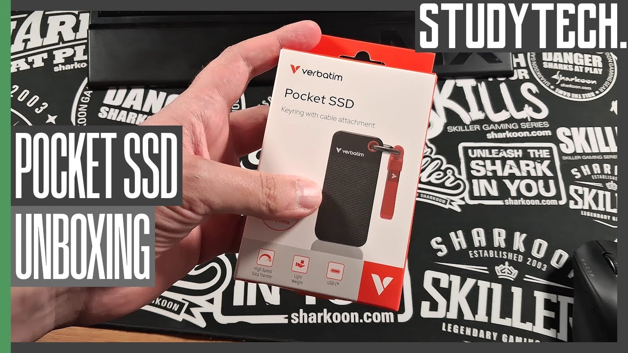 Unboxing Verbatim Pocket SSD [4K/Deutsch] #studytech