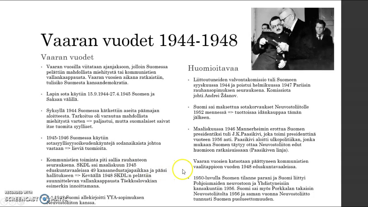 Vaaran vuodet