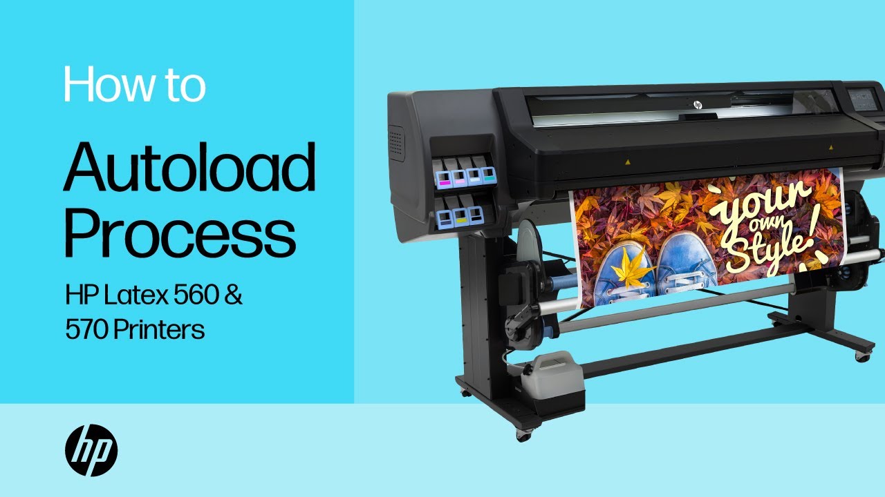 Autoload Process | HP Latex 560 & 570 Printers | HP Support