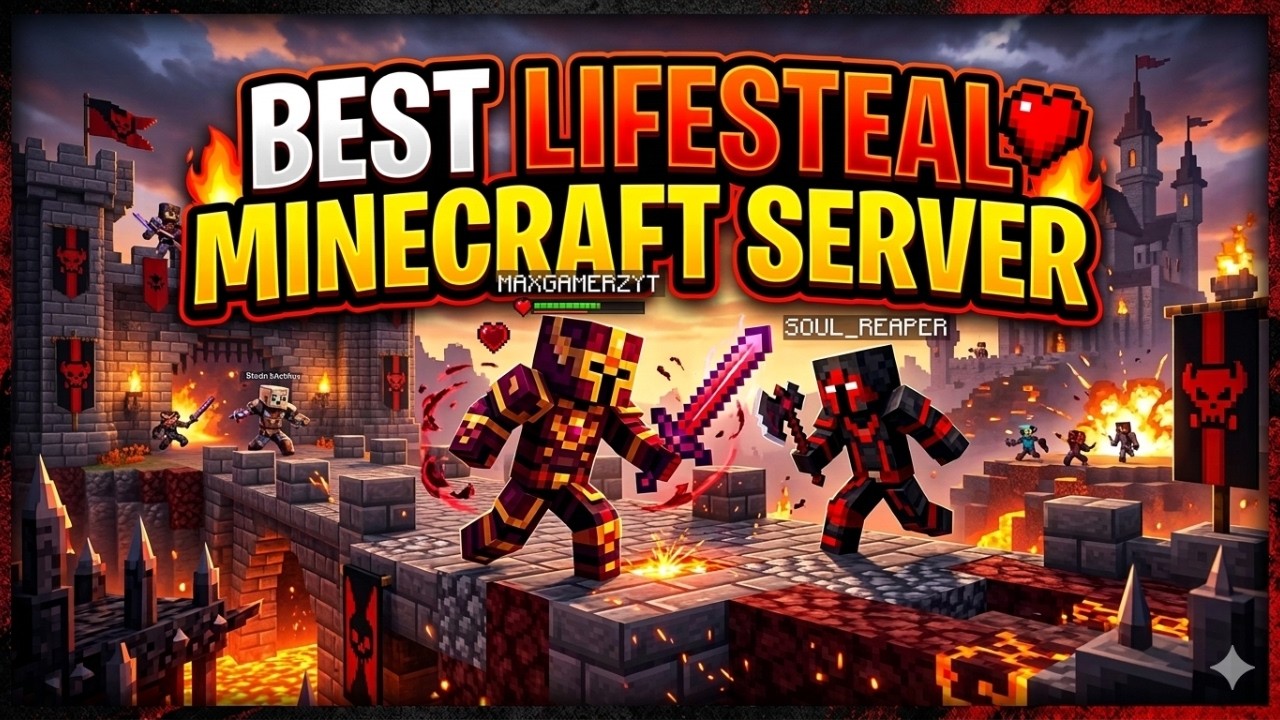 SUN MC LIFESTEAL  SERVER  😎👉   #minecraft #live #livestream #lifestealserver