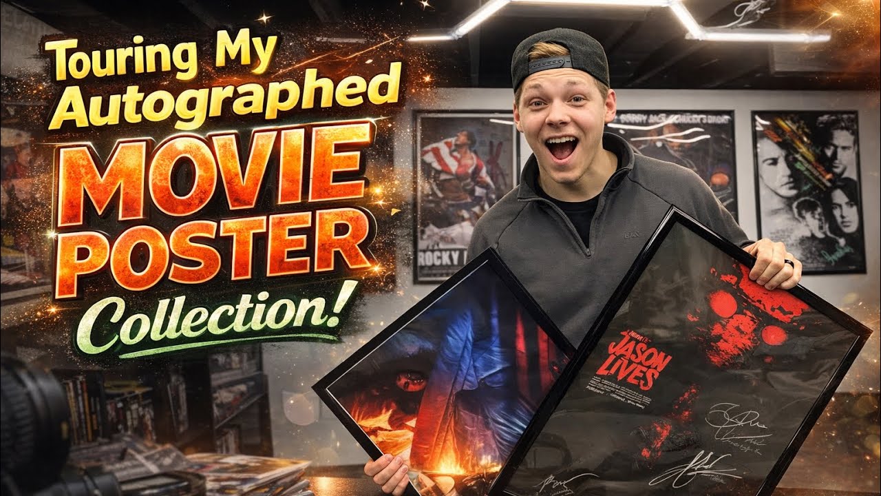 Revealing My $3,000 Autographed Movie Poster Collection! 