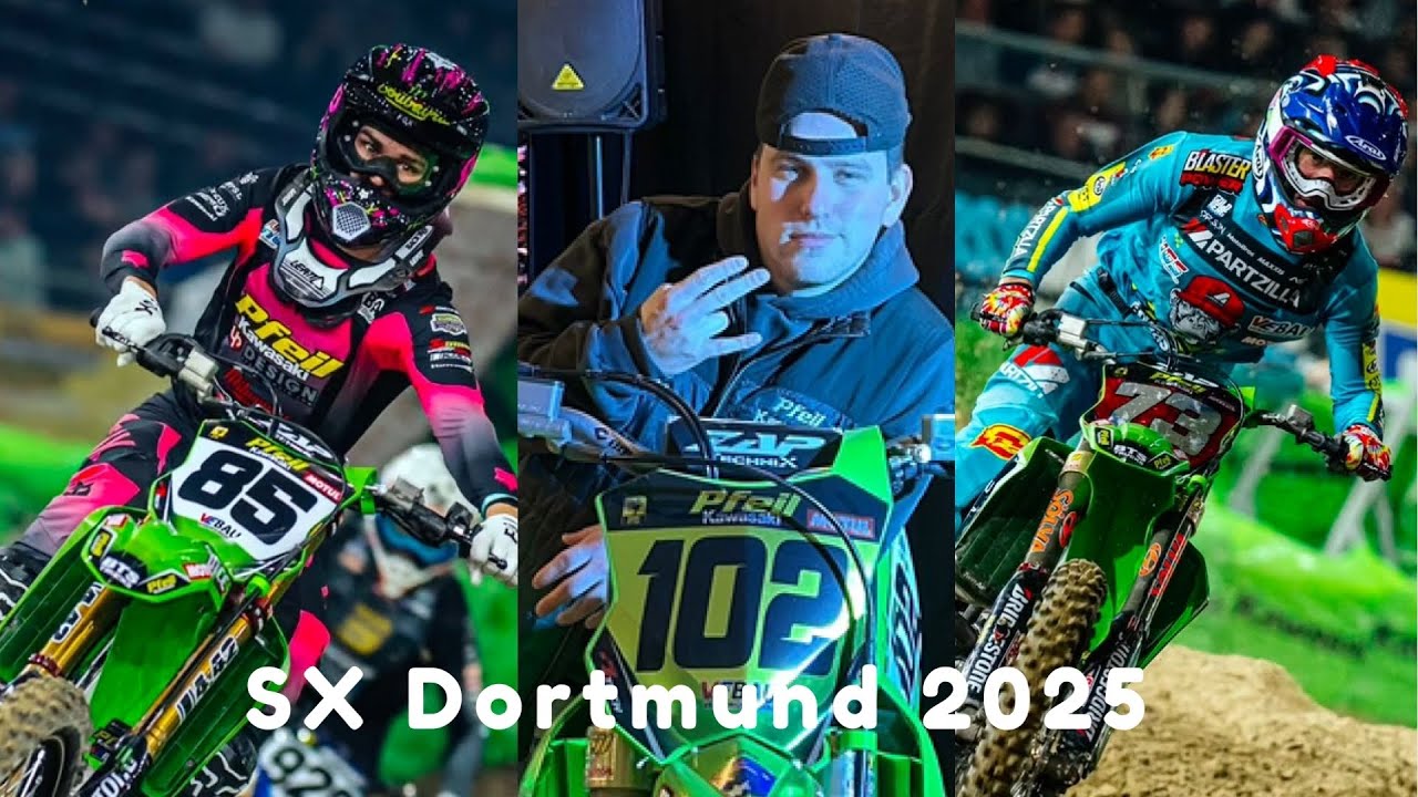 Supercross Dortmund 2025 | Kawasaki Pfeil | Vlog - Olister