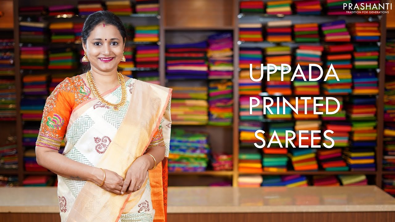 Handblock Printed Uppada Sarees | 16 Jan 21 | Prashanti