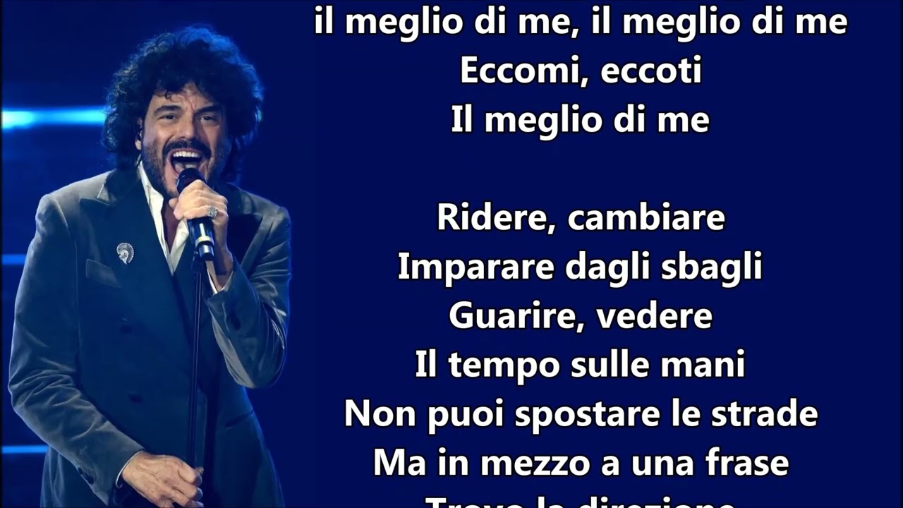 Francesco Renga Il meglio di me Lyrics