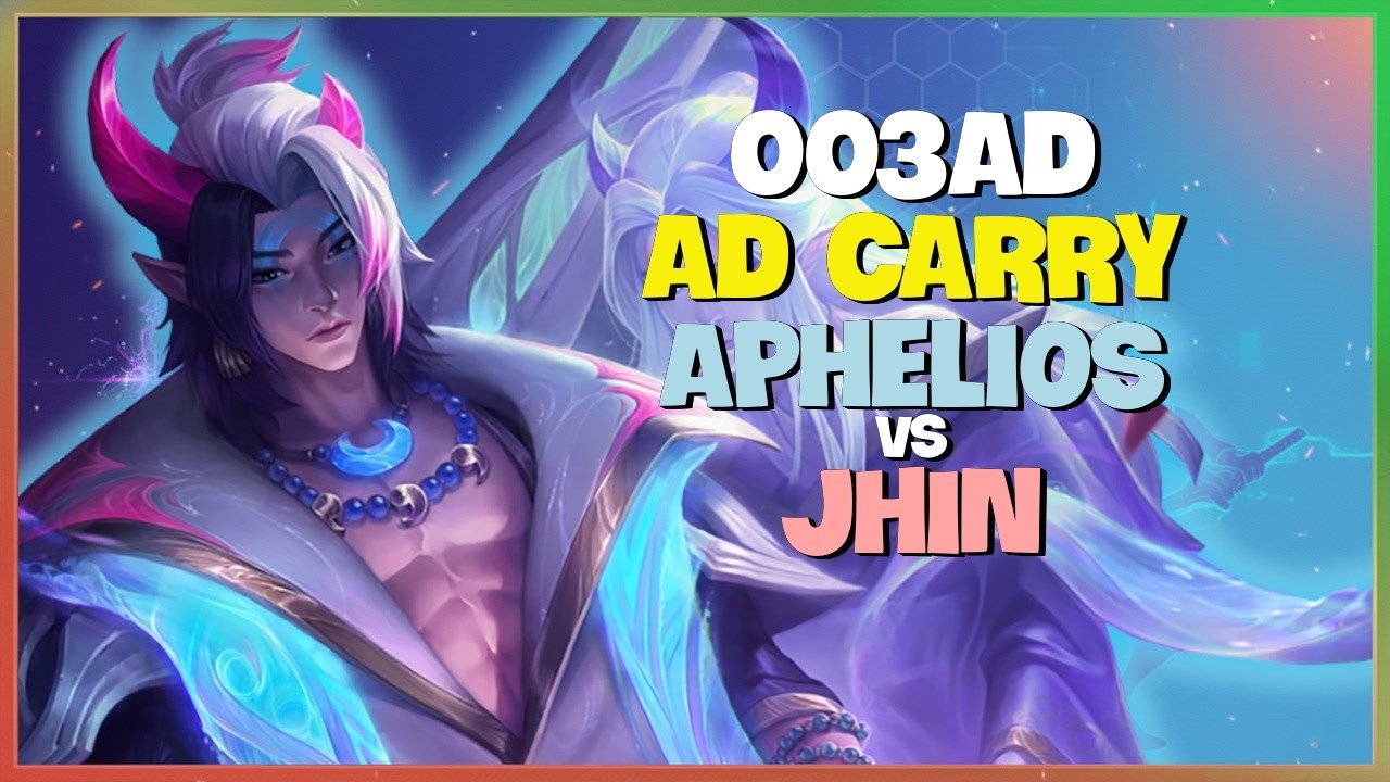 Rank 1 Aphelios : This Dude is CRUSHING the Challenger Match against Jhin - Engsub