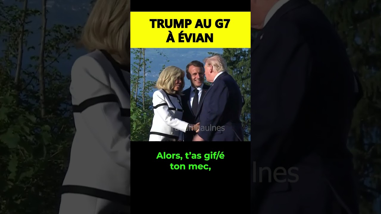 Trump au G7 &agrave; &Eacute;vian