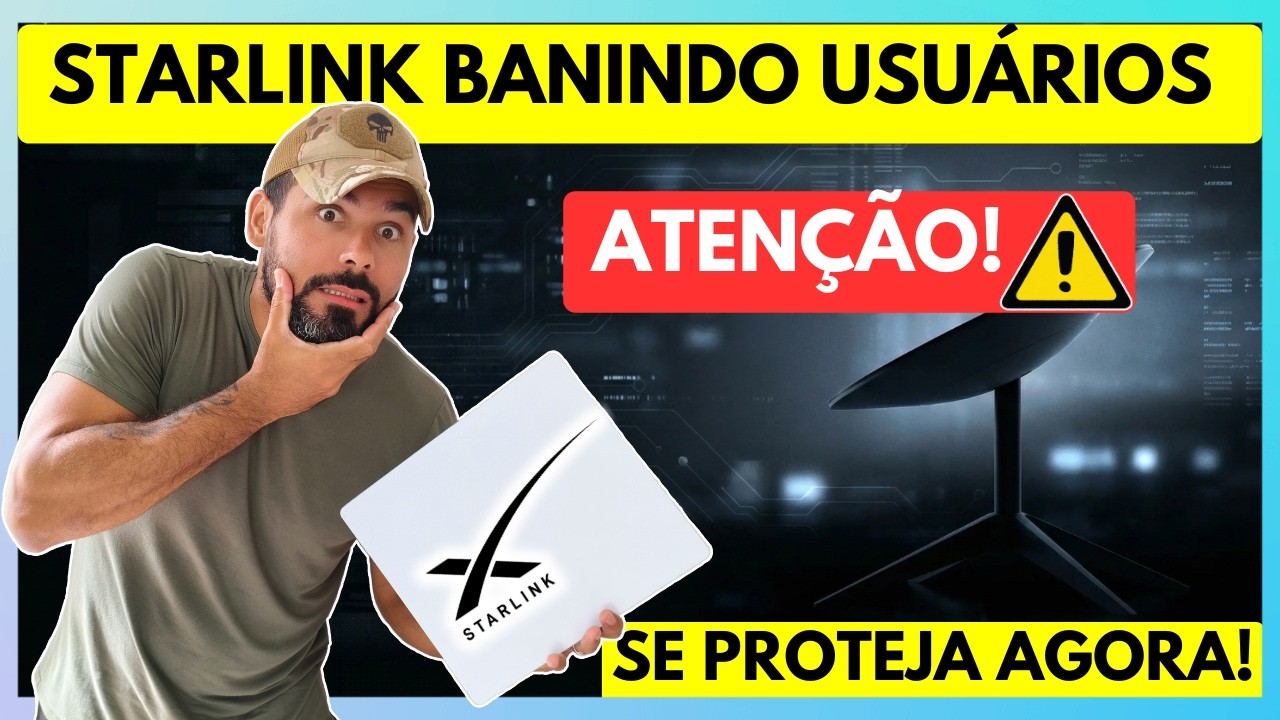 Faça isso para não ser banido da Starlink e ver sua antena virar lixo.