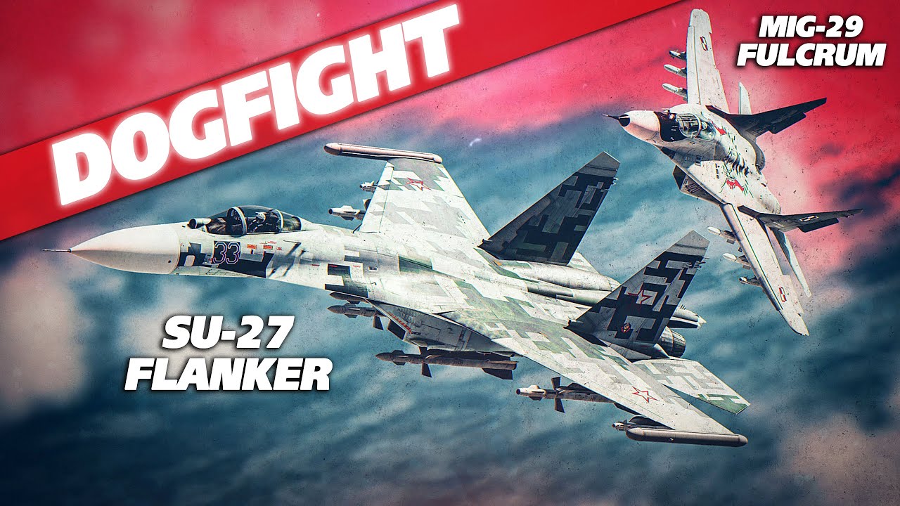 The Greatest Modern Dogfighters | Mig-29 Fulcrum Vs Su-27 Flanker | Digital Combat Simulator | DCS |