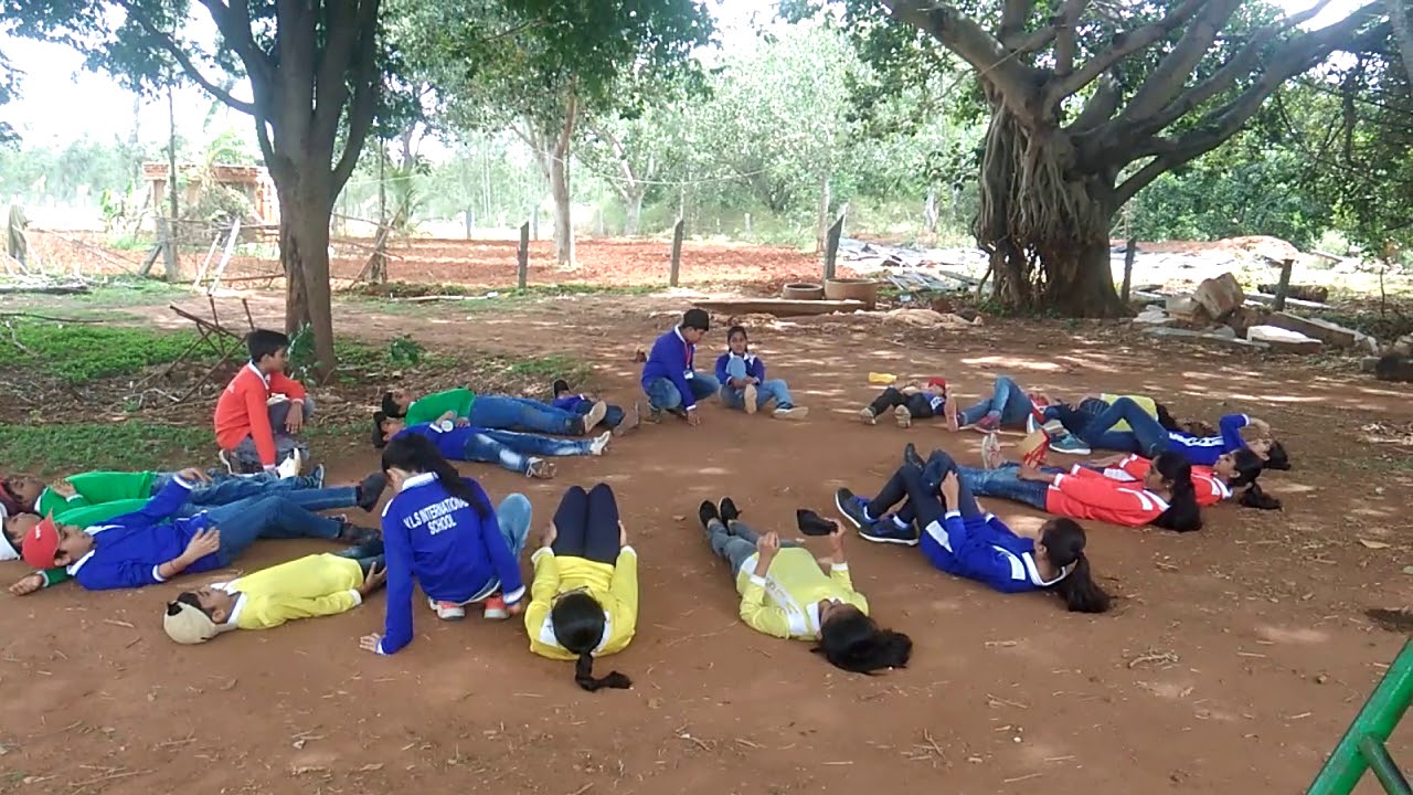 Theatre games for children at Gramin camp
