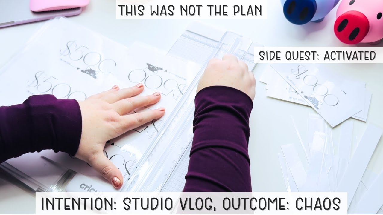 I Tried to Film a Vlog...Side Quests Were Activated | Studio Vlog #1 | Consistent Chaos Achieved