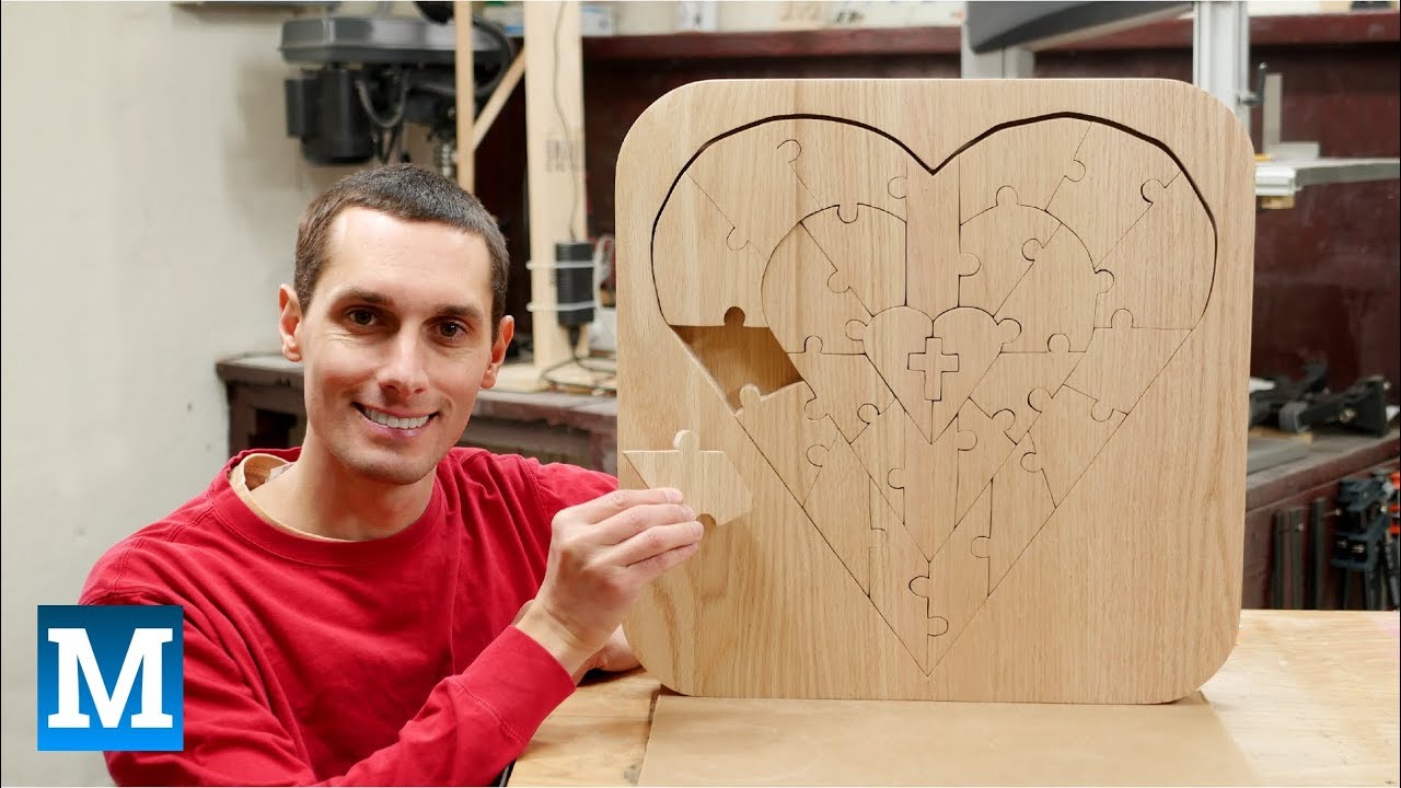 How to Make a Heart-shaped Puzzle