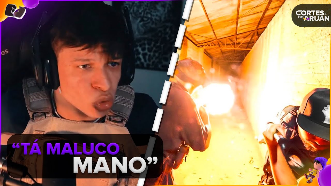 ARUAN REAGE: NO SUSTO INFELIZMENTE DERRUBEI O MANIACO - CAÇADORES DE LENDAS (RENATO GARCIA)
