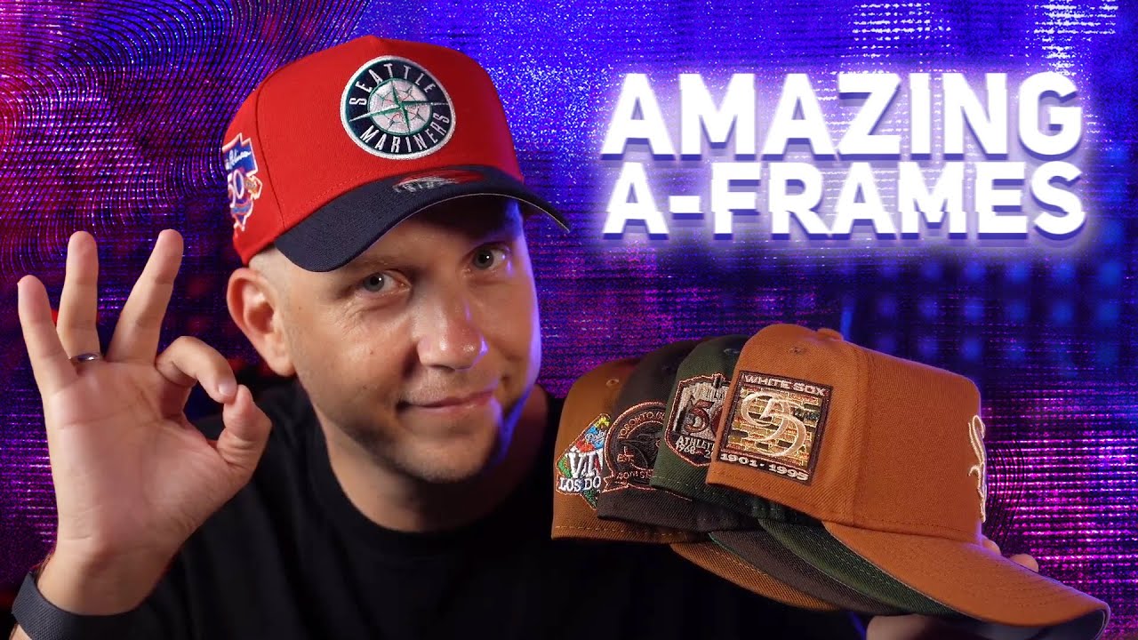 Brand NEW SNAPBACKS! AMAZING A-FRAMES FROM NEW ERA CAP! (CW32)
