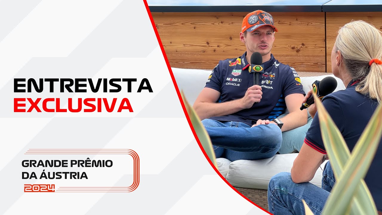 Max Verstappen d&aacute; entrevista EXCLUSIVA para Mariana Becker na &Aacute;ustria