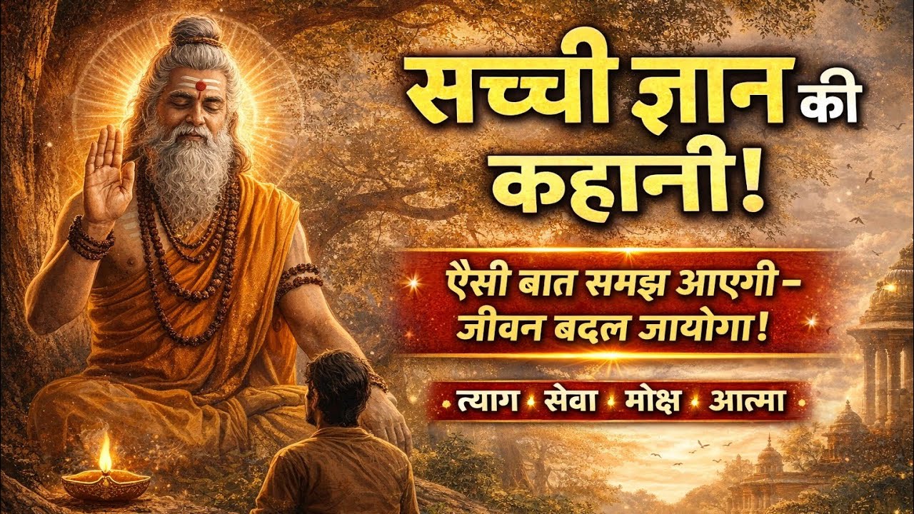 सच्चे ज्ञान की कथा | जीवन बदल देने वाली कहानी #youtube