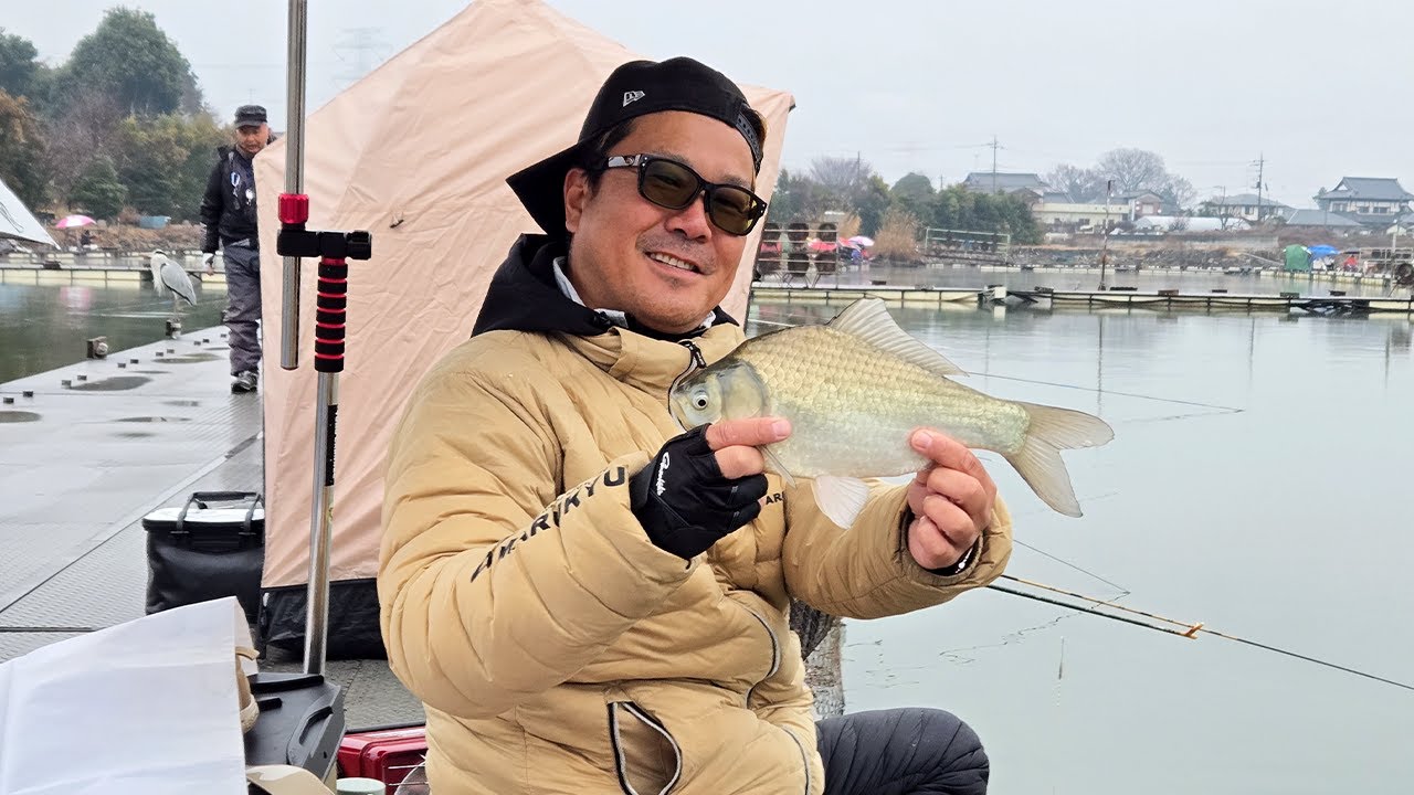 23尺!! 沖の底釣り両グルテン!! in筑波流源湖