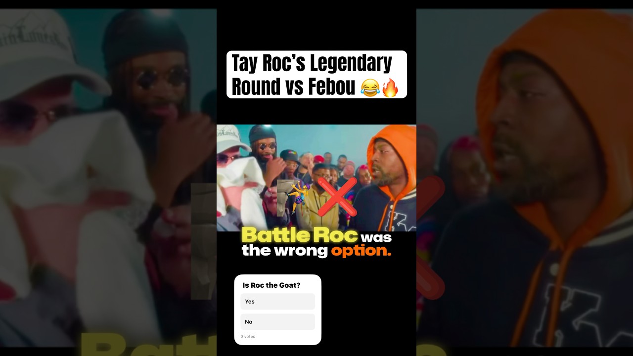 TAY ROC MURDERED THAT ROOKIE 😂 #foryou #battlerap #rap #freestyle #shorts #viral #hiphop