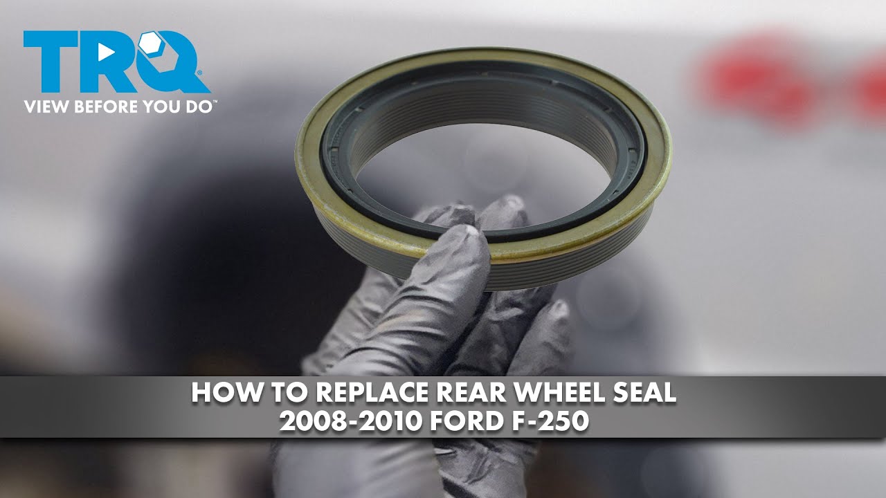 Как заменить сальник заднего колеса Ford F-250 2008-2010 годов