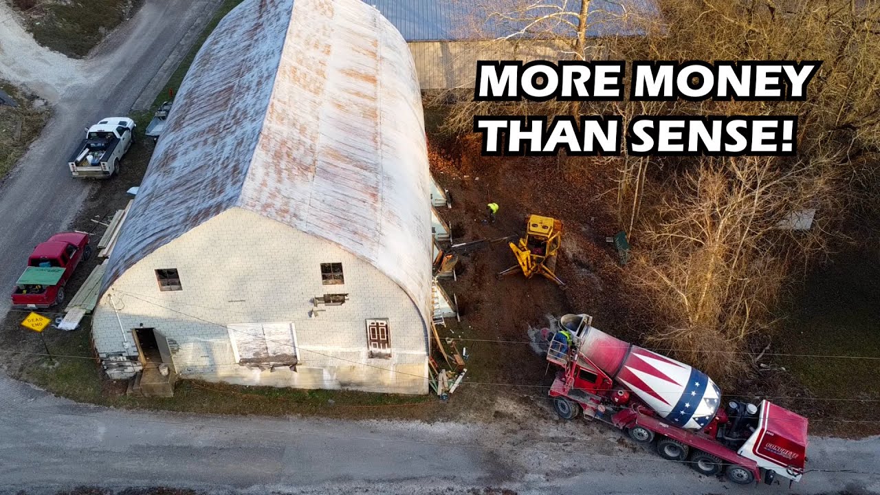 Barn Revival Gains Ground - Foundation Stabilization Complete!