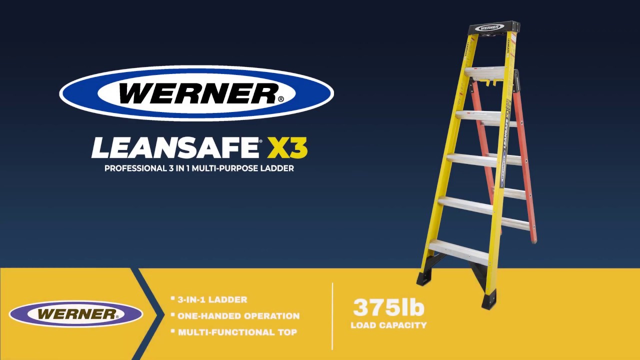 Werner Ladder - LEANSAFE™ X3 – Walk It Down