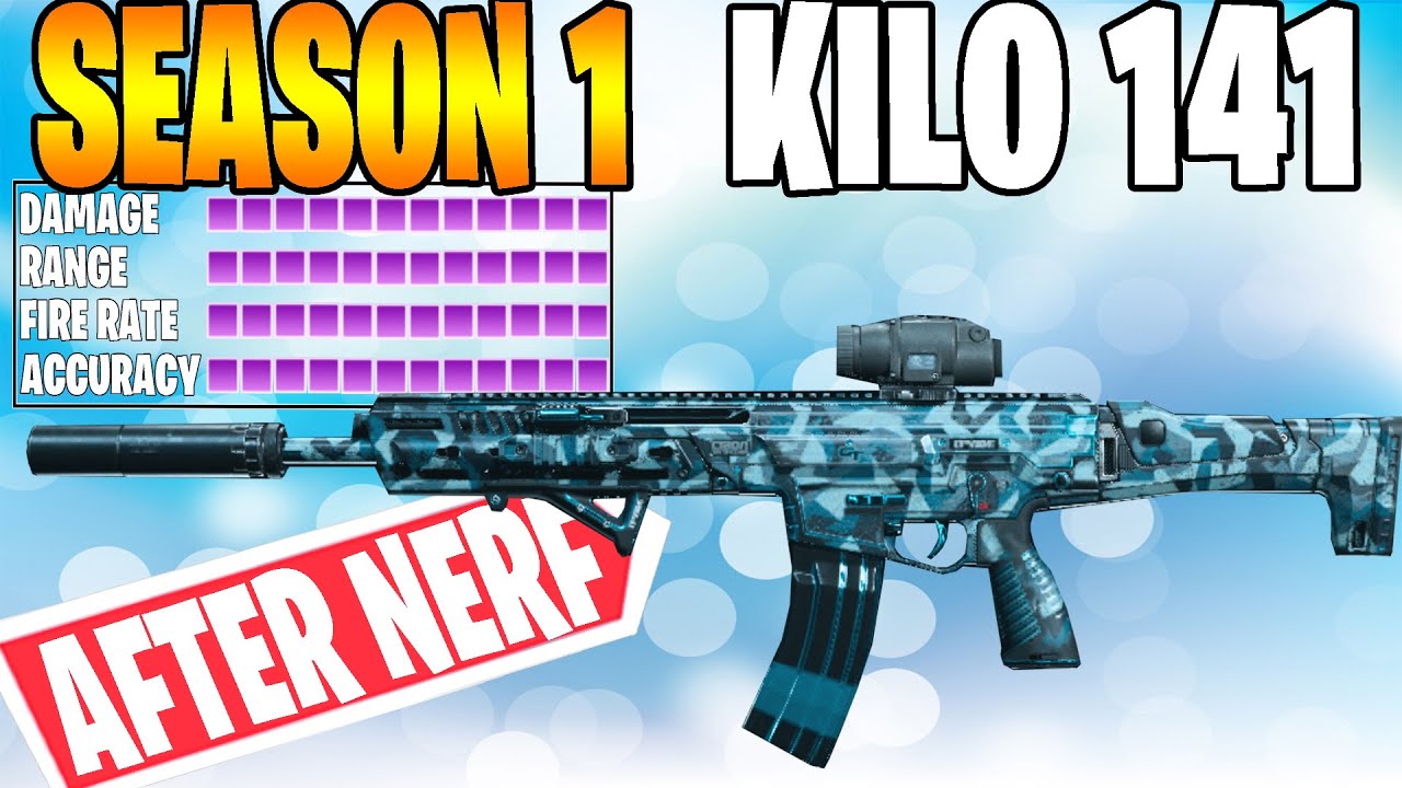 ✅ Kilo 141 Cerulean Class Setup Warzone Rebirth No Recoil AFTER NERF Season 1 Cold War