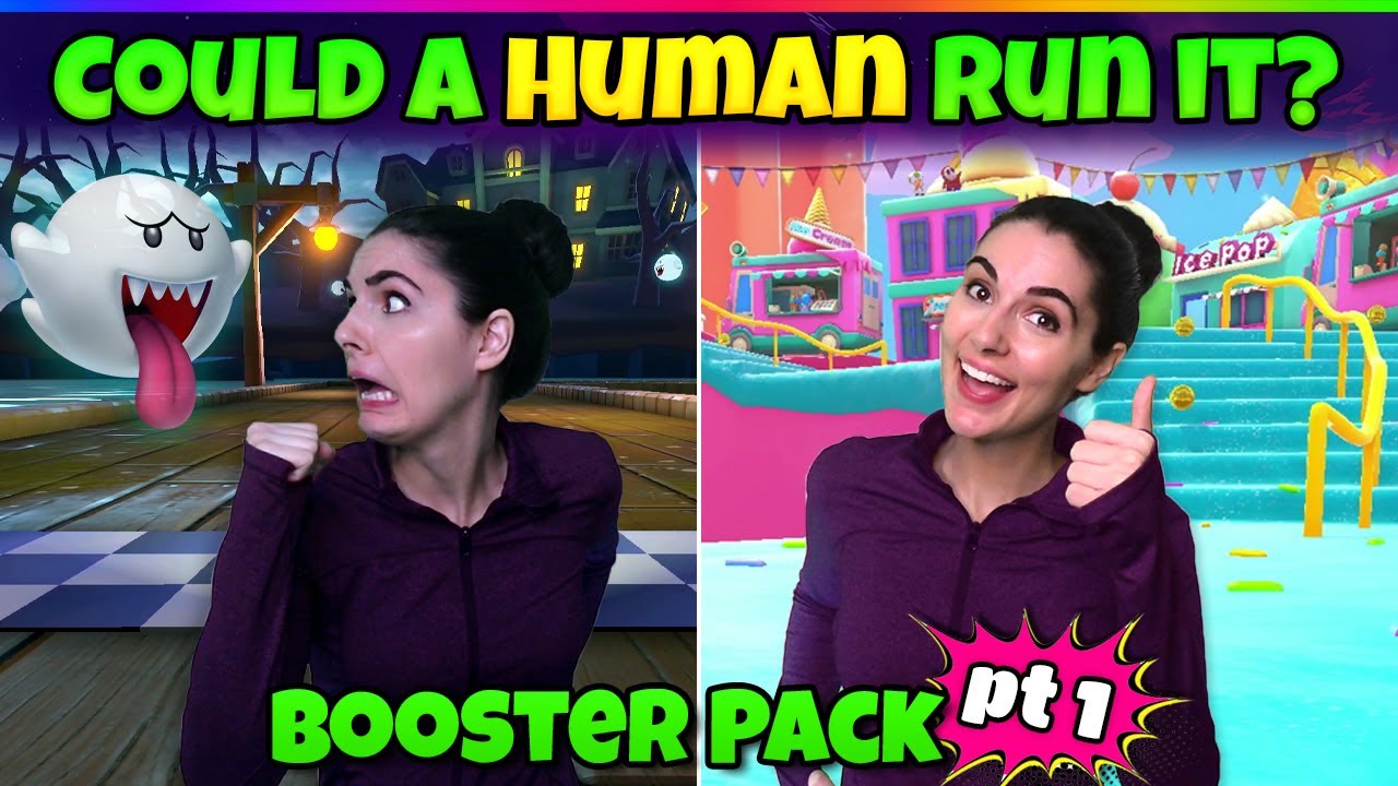 Which Mario Kart 8 *BOOSTER PACK* Courses Could I, as a Human, Run Through? (Part 1)