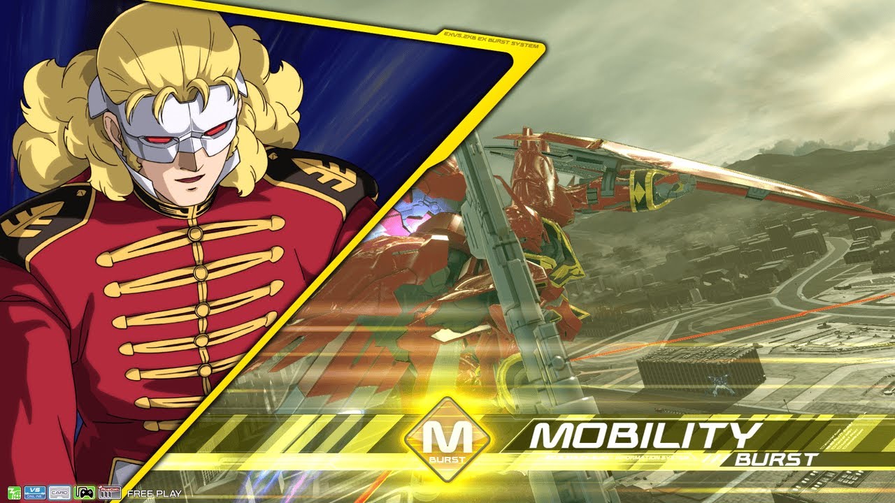 Full Frontal Sinanju Arcade mode: Mobile Suit Gundam Extreme Vs. 2 XBoost