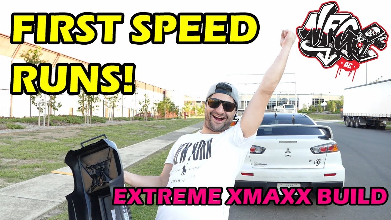 EXTREME TRAXXAS XMAXX BUILD - PART 3.1 - First Speed Runs!