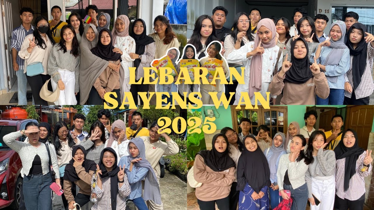 Lebaran with sayens wan di taun 2025, maap baru up setahun kemudian🥰