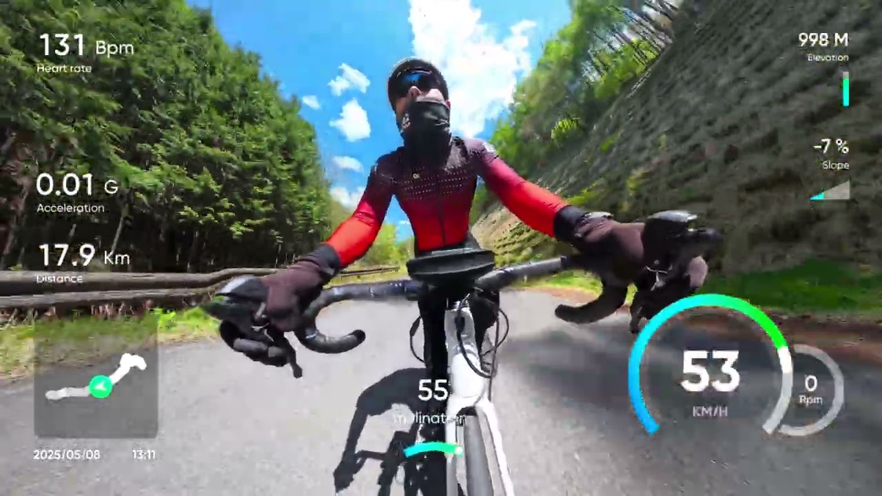 Beyond the Road: A Cinematic 360° Cycling Journey (New camera Insta360 X5)