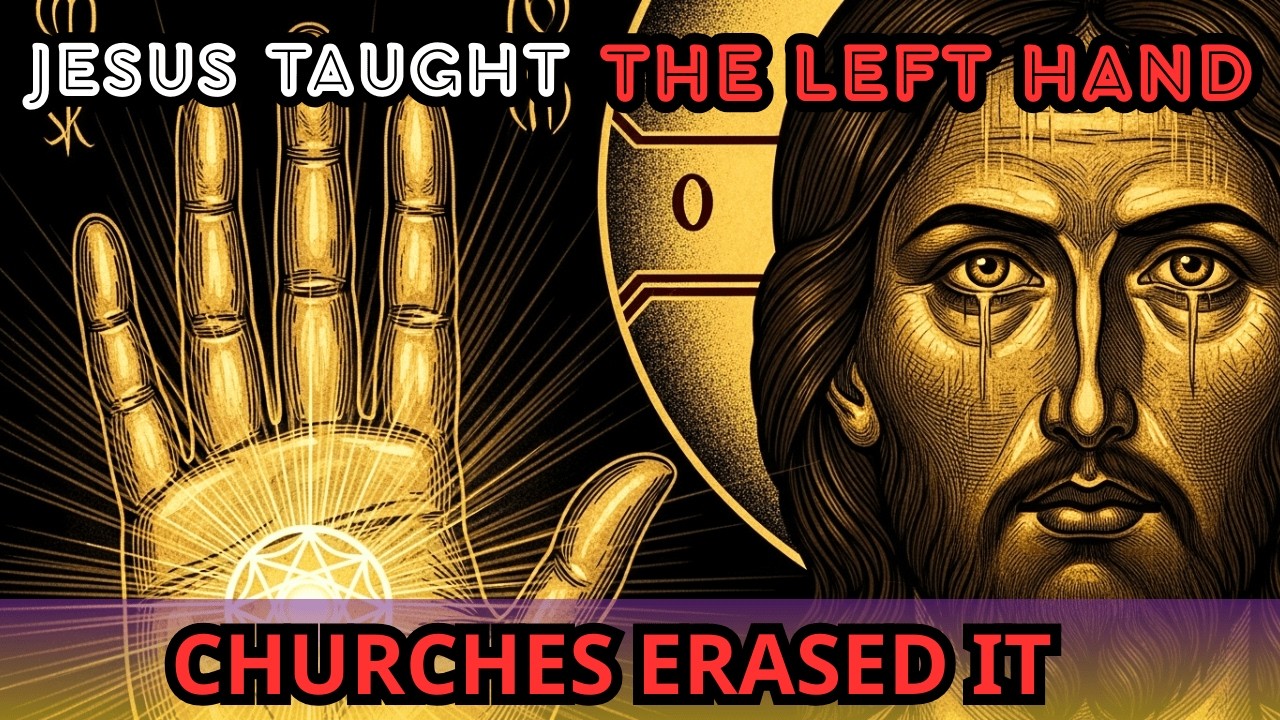 Jesus Taught The Left Hand Secret 🕊️ Why Churches Made You Pray Right Only | Gnostic Revelation