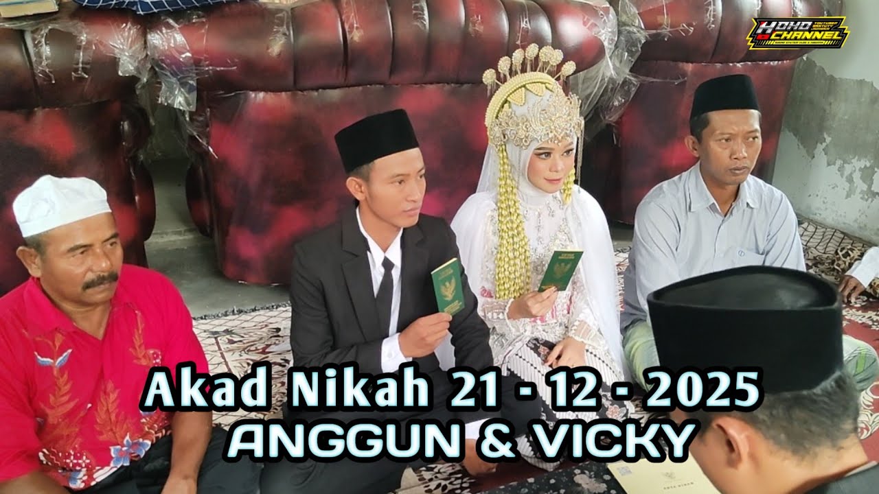 Akad Nikah ANGGUN & VICKY Minggu 21 DESEMBER 2025 